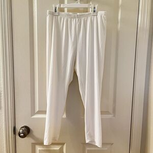 Deca Paris Off-White Joosy Legging Cropped Pants Women's Size 4 US 12